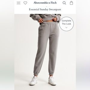 ABERCROMBIE essential sunday sweatpants